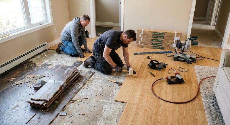 Bamboo Flooring Installation in Seneca, SC