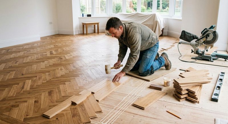 Birch Floor Installation in Seneca, SC