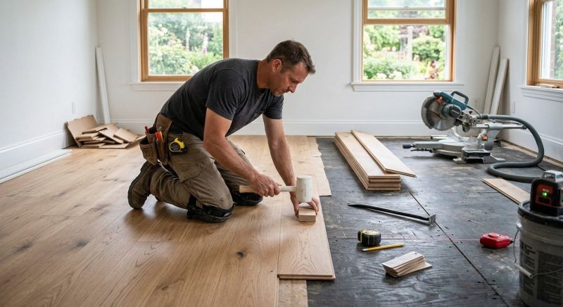 Hardwood Floor Installation in Easley, SC