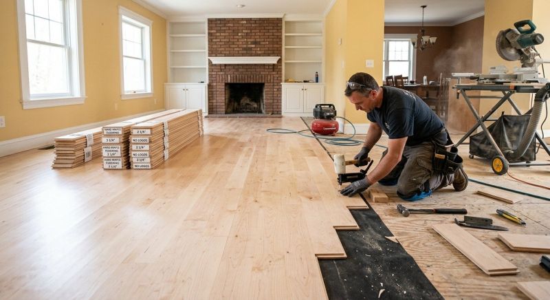 Maple Flooring Installation in Pendleton, SC