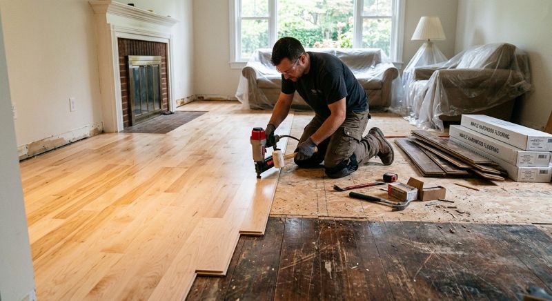 Maple Flooring Installation in West Union, SC