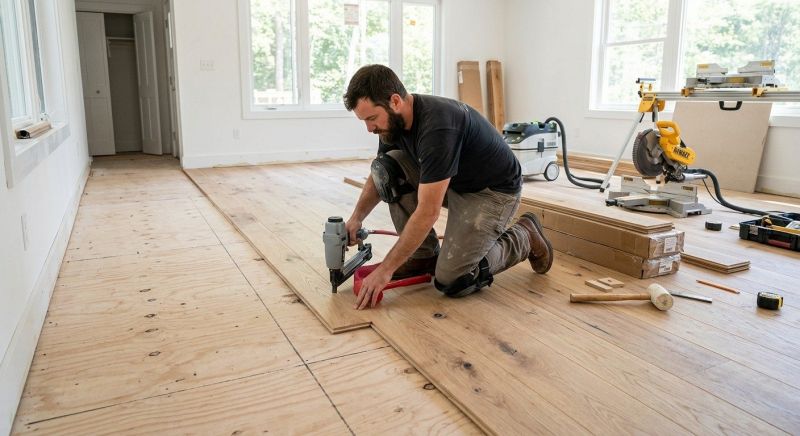 Oak Floor Installation in Clemson, SC