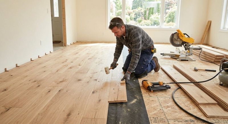 Oak Floor Installation in Seneca, SC