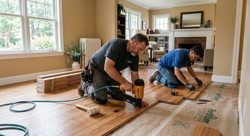 Oak Floor Installation in Seneca, SC