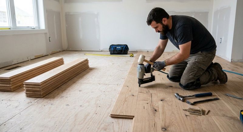 Oak Floor Installation in Oconee County, SC