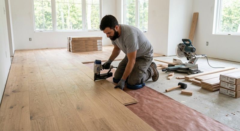 Oak Floor Installation in West Union, SC