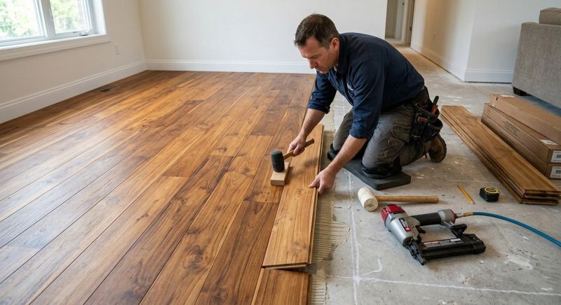 Teak Flooring Installation in Seneca, SC