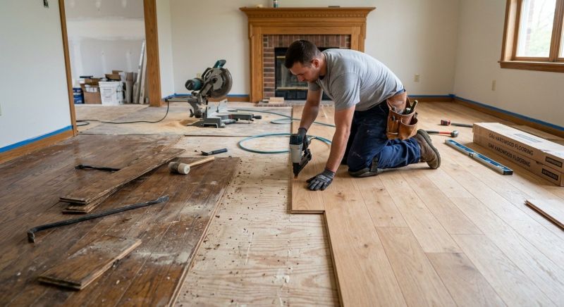 Wood Floor Replacement in Seneca, SC